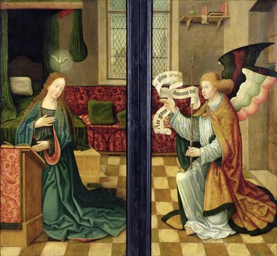 The Annunciation, Cologne School by German School